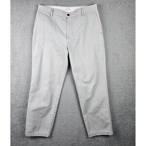 Dockers Field Khakis Mens 34 32 Tan Beige Straight Mid Rise Flat Front Pockets